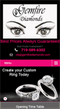 Mobile Screenshot of gemfirediamonds.com